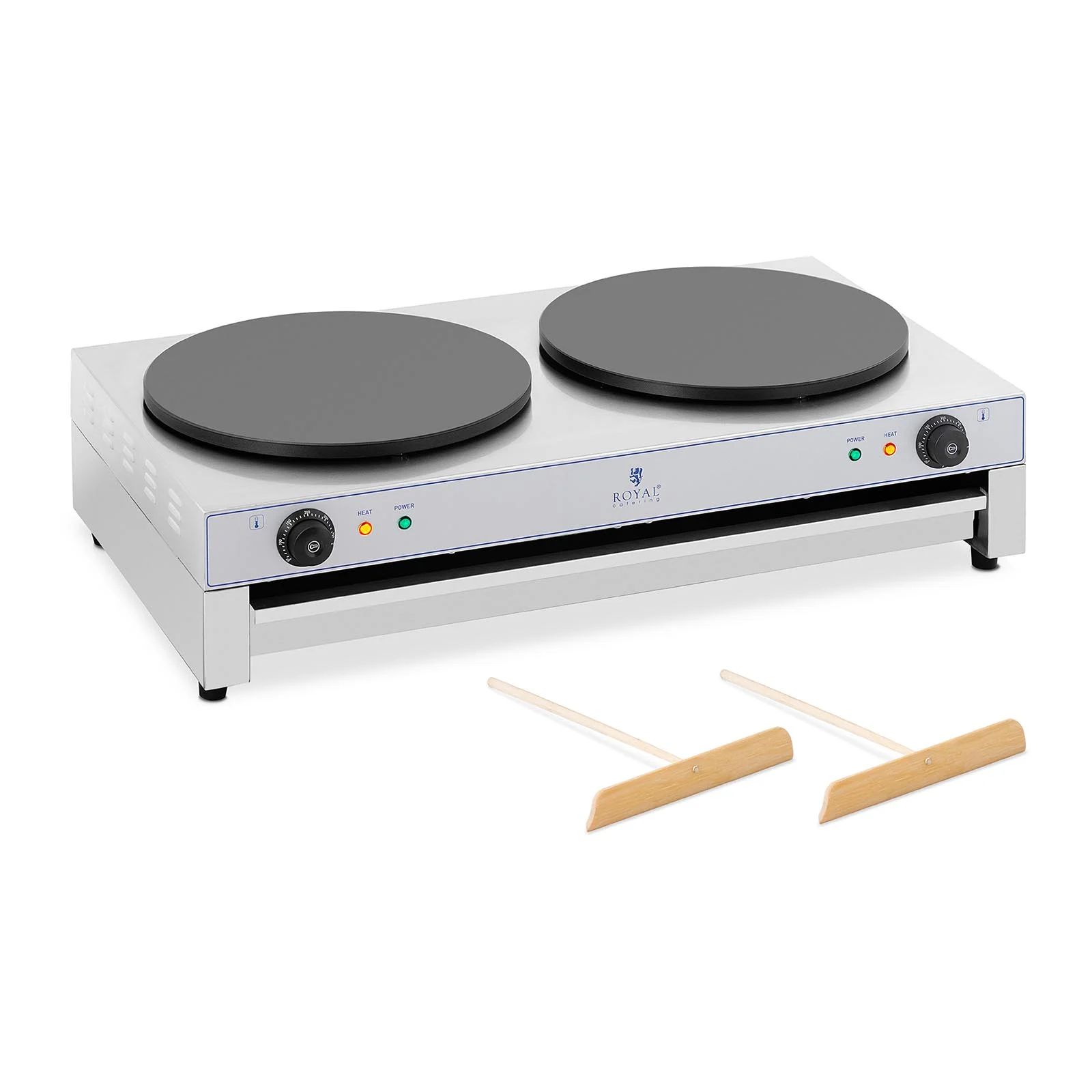 Doppelte Crêpes-Platte