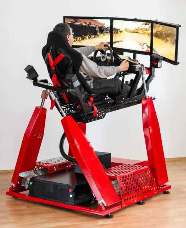 Full-Motion-Rennsimulator – Ansicht 4